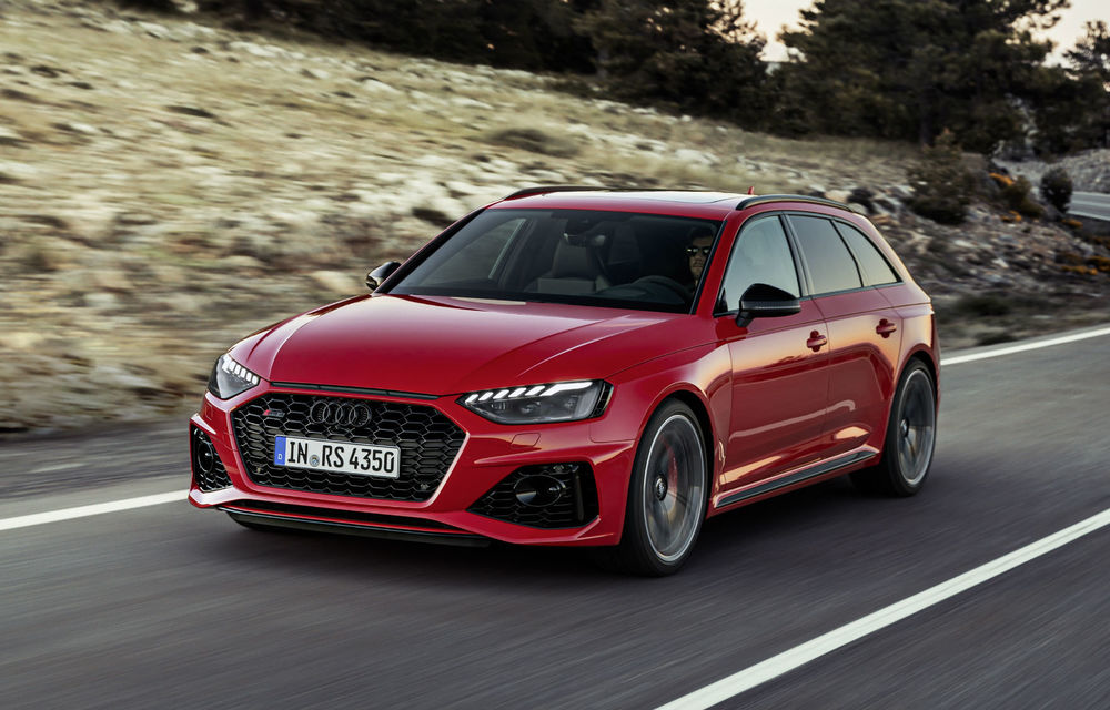 Audi prezintă RS4 Avant facelift: mici modificări ale părții frontale și motor V6 biturbo de 2.9 litri care dezvoltă 450 CP și 600 Nm - Poza 1