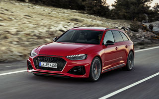 Audi prezintă RS4 Avant facelift: mici modificări ale părții frontale și motor V6 biturbo de 2.9 litri care dezvoltă 450 CP și 600 Nm