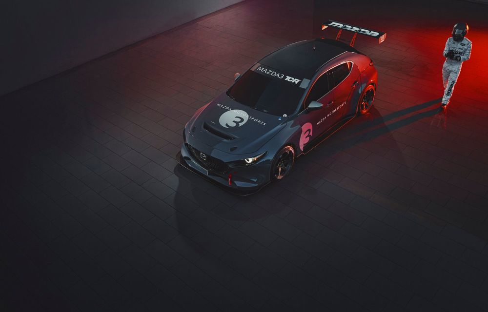 Mazda 3 primește o versiune de circuit: 350 CP și pachet aerodinamic special - Poza 5