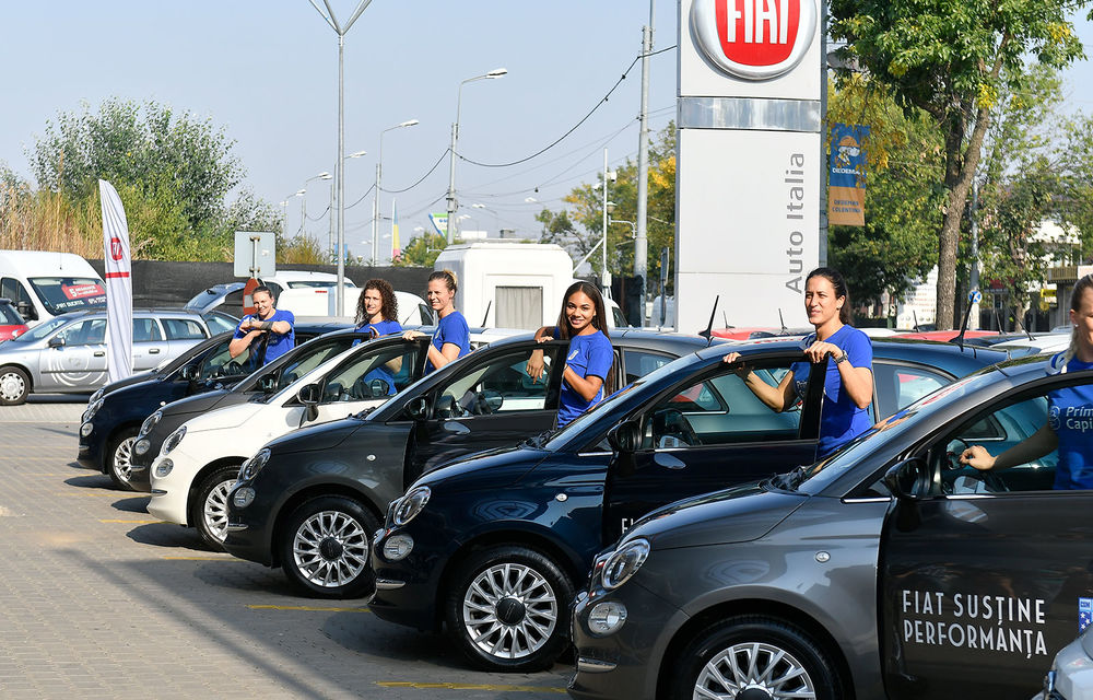 Fiat devine noul partener al clubului de handbal CSM București: jucătoarele au primit 8 unități Fiat 500 pentru o perioadă de 12 luni - Poza 3