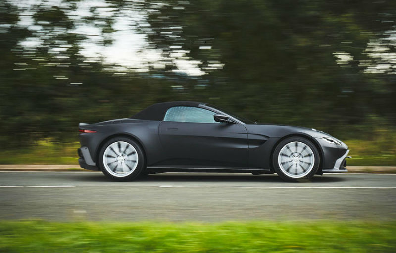 Primele imagini cu noul Aston Martin Vantage Roadster: prezentarea oficială va avea loc în următoarele luni - Poza 2