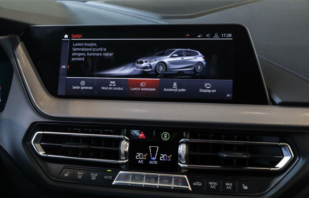 BMW a prezentat noul Seria 1 în România: interfață iDrive disponibilă în limba română și informații despre trafic în timp real. Preț de pornire de 27.600 de euro - Poza 30