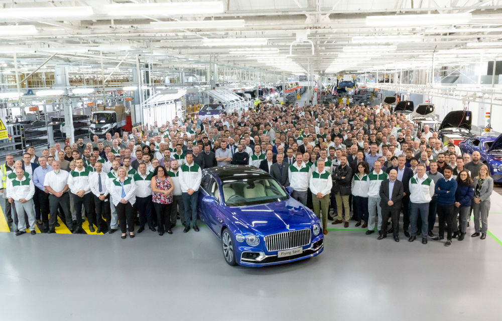 Bentley a început producția noului Flying Spur: primele livrări către clienți, în 2020 - Poza 1