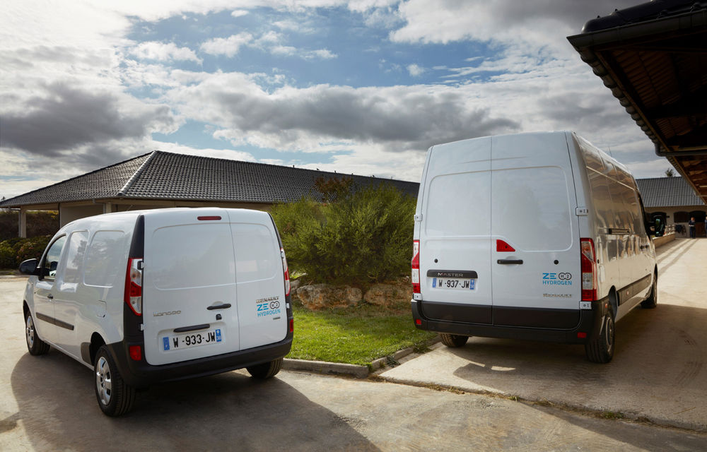 Renault introduce alimentarea cu hidrogen pe utilitare: autonomiile lui Renault Kangoo ZE și Master ZE cresc la peste 350 de kilometri - Poza 2