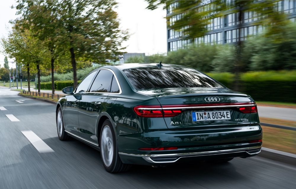 Imagini și informații noi referitoare la versiunea plug-in hybrid a lui Audi A8 L: putere totală de 449 CP și autonomie de până la 46 de kilometri - Poza 19