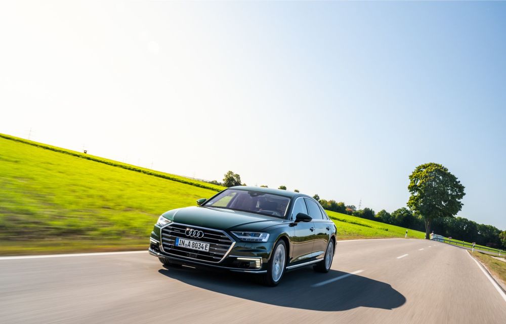 Imagini și informații noi referitoare la versiunea plug-in hybrid a lui Audi A8 L: putere totală de 449 CP și autonomie de până la 46 de kilometri - Poza 13