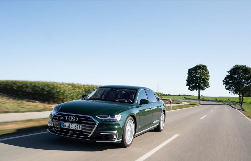 Imagini și informații noi referitoare la versiunea plug-in hybrid a lui Audi A8 L: putere totală de 449 CP și autonomie de până la 46 de kilometri - Poza 11