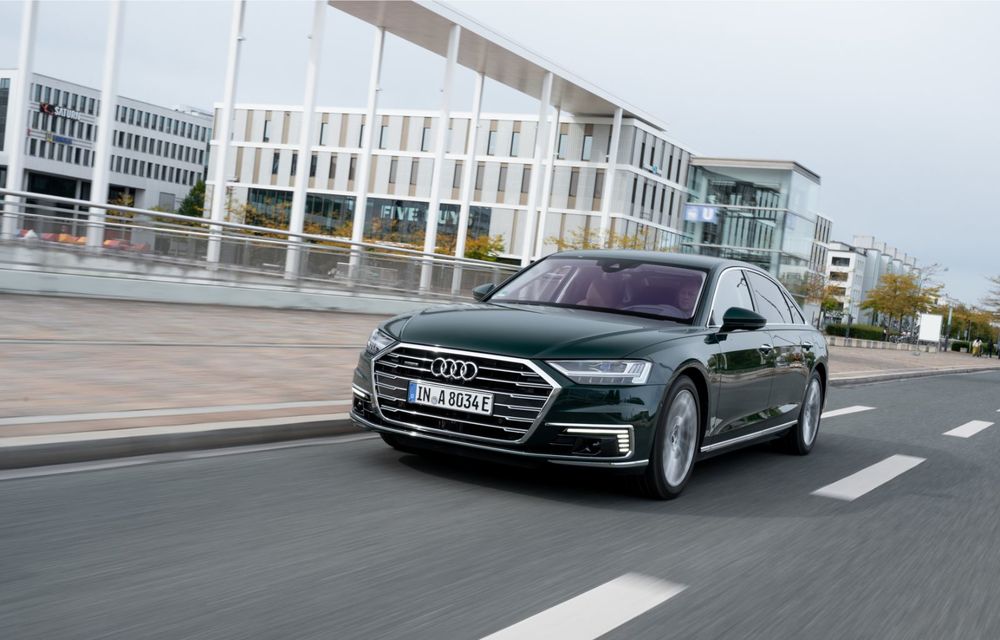 Imagini și informații noi referitoare la versiunea plug-in hybrid a lui Audi A8 L: putere totală de 449 CP și autonomie de până la 46 de kilometri - Poza 4