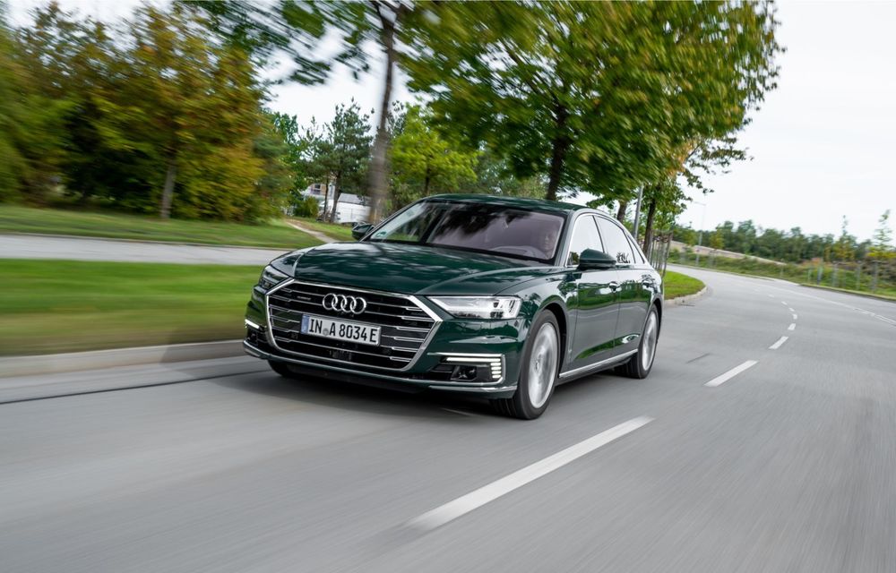 Imagini și informații noi referitoare la versiunea plug-in hybrid a lui Audi A8 L: putere totală de 449 CP și autonomie de până la 46 de kilometri - Poza 7
