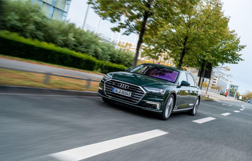 Imagini și informații noi referitoare la versiunea plug-in hybrid a lui Audi A8 L: putere totală de 449 CP și autonomie de până la 46 de kilometri - Poza 6