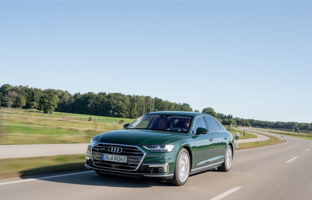 Imagini și informații noi referitoare la versiunea plug-in hybrid a lui Audi A8 L: putere totală de 449 CP și autonomie de până la 46 de kilometri - Poza 9