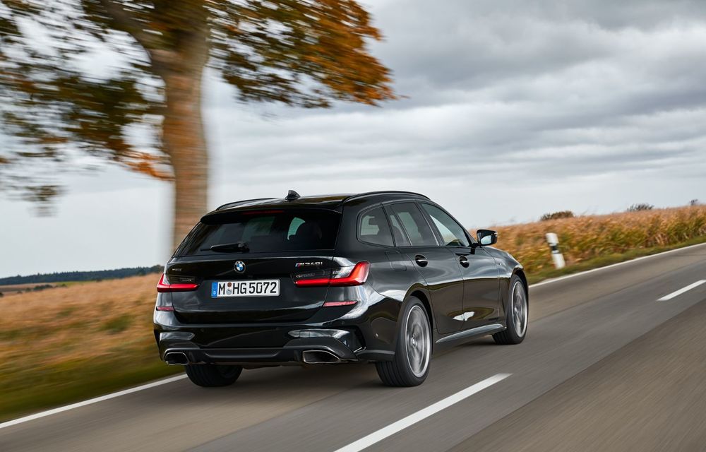 Informații noi despre BMW Seria 3 Touring M340i xDrive: motor de 3.0 litri cu 374 CP și accelerație de la 0 la 100 km/h în 4.5 secunde - Poza 12
