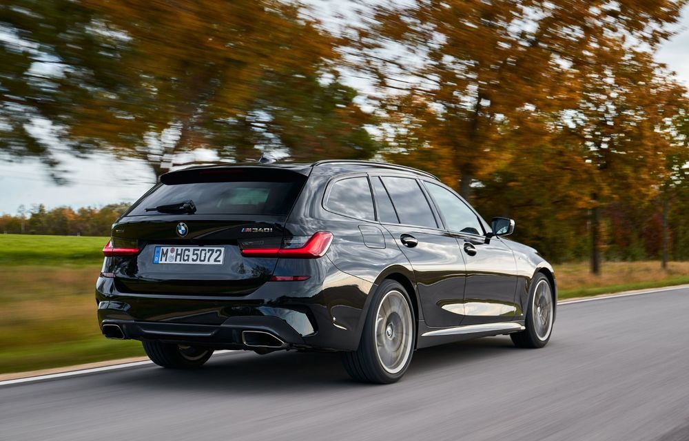 Informații noi despre BMW Seria 3 Touring M340i xDrive: motor de 3.0 litri cu 374 CP și accelerație de la 0 la 100 km/h în 4.5 secunde - Poza 17