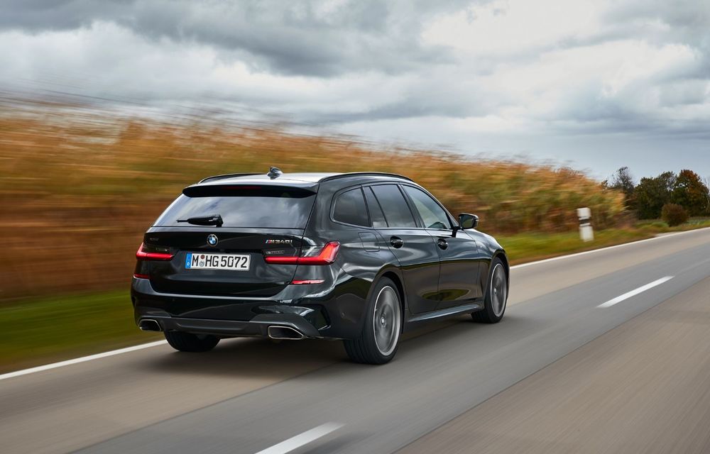 Informații noi despre BMW Seria 3 Touring M340i xDrive: motor de 3.0 litri cu 374 CP și accelerație de la 0 la 100 km/h în 4.5 secunde - Poza 10
