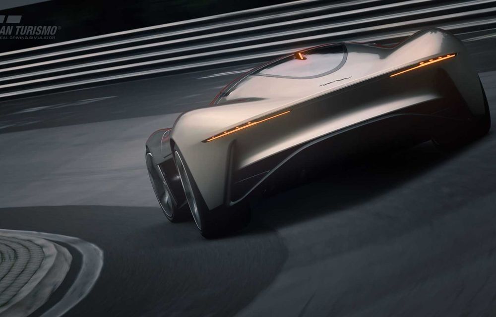Jaguar a prezentat conceptul electric Vision Gran Turismo Coupe: prototipul virtual va putea fi pilotat de fanii jocului video Gran Turismo Sport - Poza 6