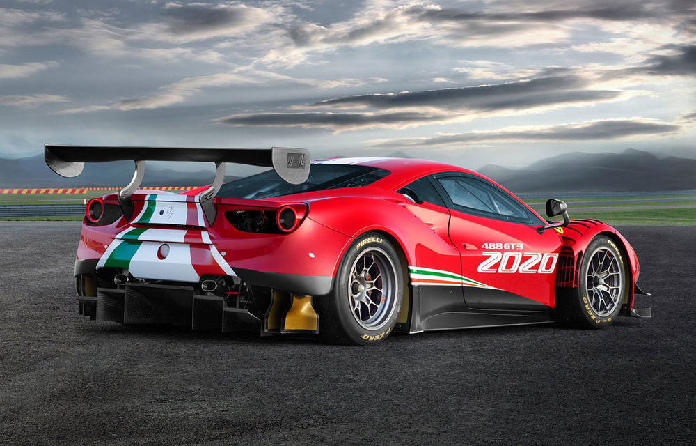 Faceți cunoștință cu Ferrari 488 GT3 EVO: elemente aerodinamice noi, ampatament mai mare și pachet special pentru curse de anduranță de 24 de ore - Poza 7