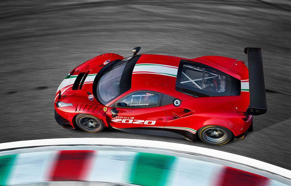 Faceți cunoștință cu Ferrari 488 GT3 EVO: elemente aerodinamice noi, ampatament mai mare și pachet special pentru curse de anduranță de 24 de ore - Poza 4