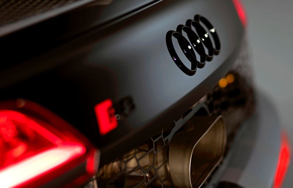 Audi a prezentat noua versiune R8 LMS GT4: versiunea de circuit oferă 495 CP și roți motrice spate - Poza 28