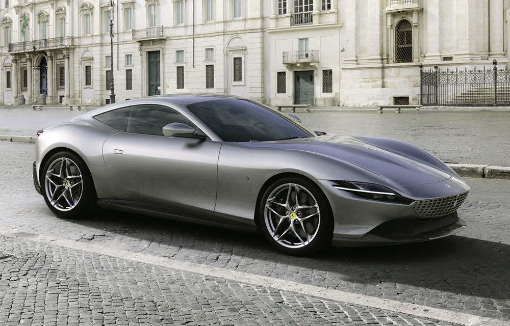 Ferrari prezintă noul coupe Roma: motor turbo V8 de 3.9 litri și 620 de cai putere - Poza 1
