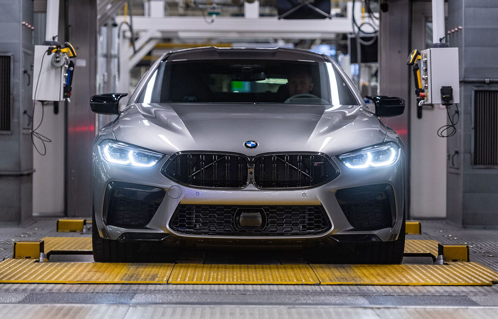 BMW M8 Gran Coupe a intrat pe linia de asamblare: noul model de performanță este produs la uzina din Dingolfing - Poza 1