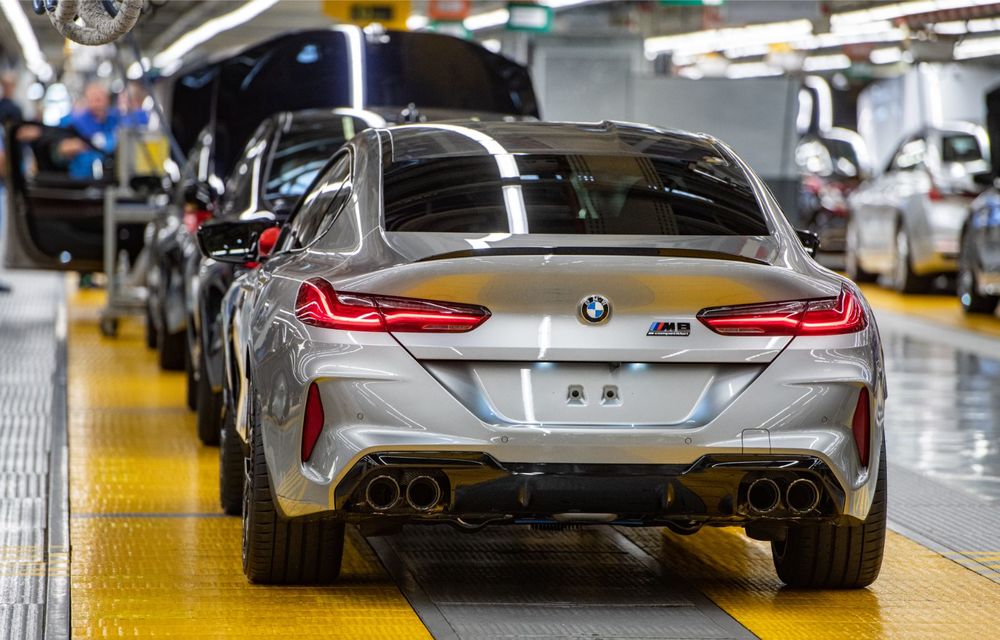 BMW M8 Gran Coupe a intrat pe linia de asamblare: noul model de performanță este produs la uzina din Dingolfing - Poza 6