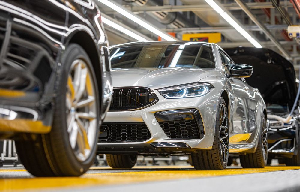 BMW M8 Gran Coupe a intrat pe linia de asamblare: noul model de performanță este produs la uzina din Dingolfing - Poza 8