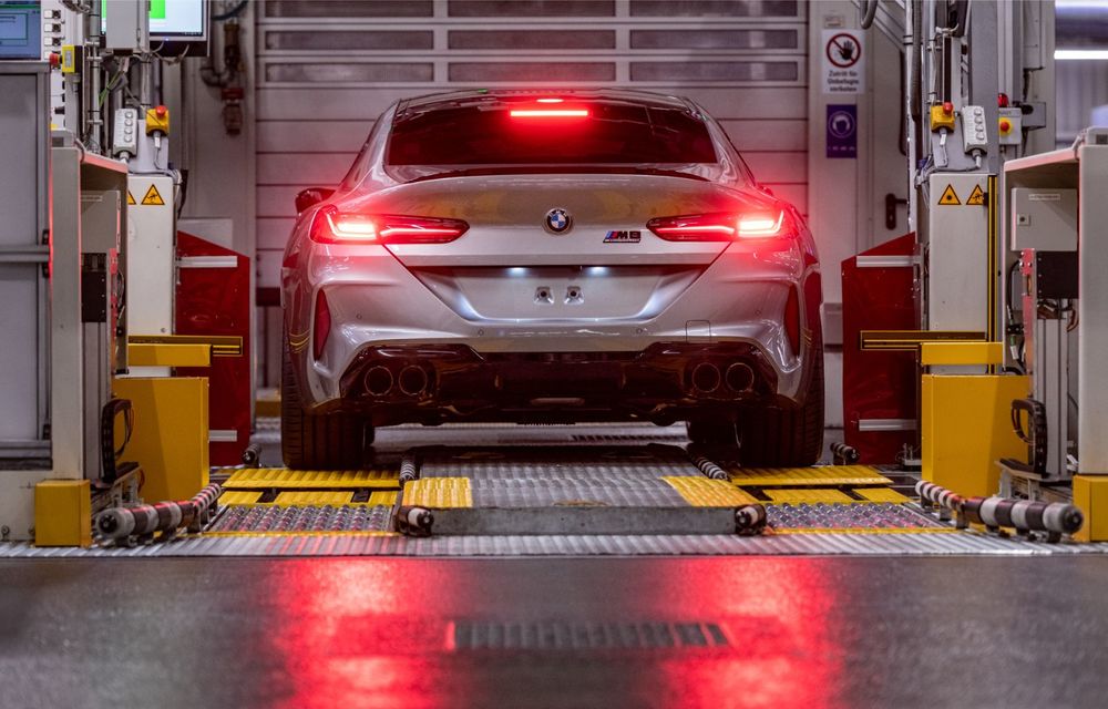 BMW M8 Gran Coupe a intrat pe linia de asamblare: noul model de performanță este produs la uzina din Dingolfing - Poza 5