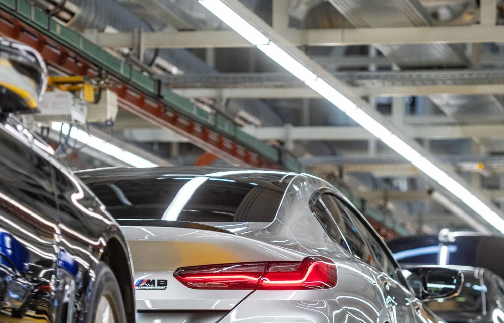 BMW M8 Gran Coupe a intrat pe linia de asamblare: noul model de performanță este produs la uzina din Dingolfing - Poza 7
