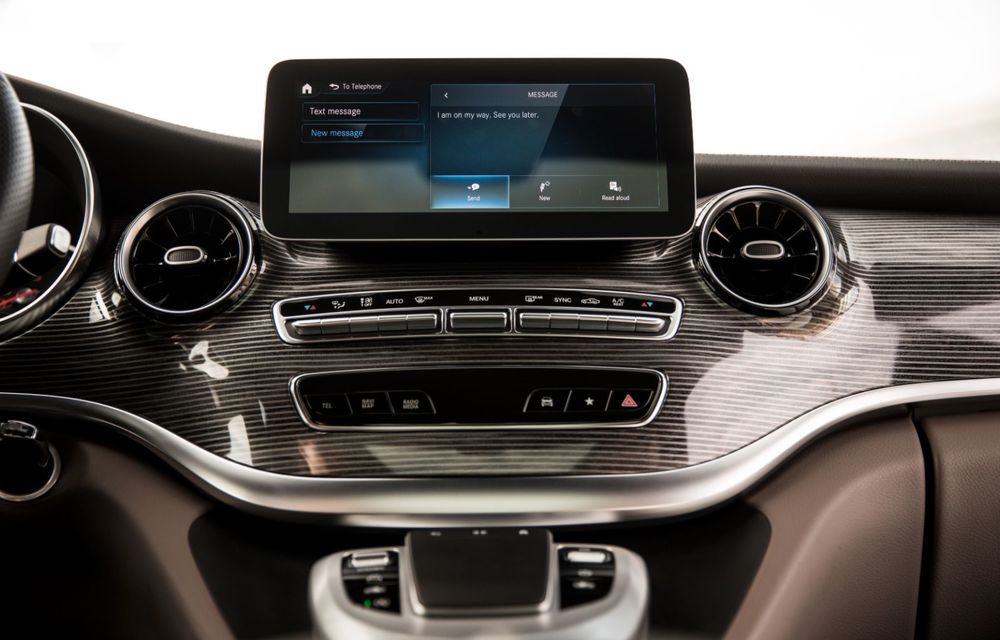 Mercedes-Benz Clasa V facelift va fi disponibil cu sistemul de infotainment MBUX: comenzile încep în luna decembrie - Poza 11