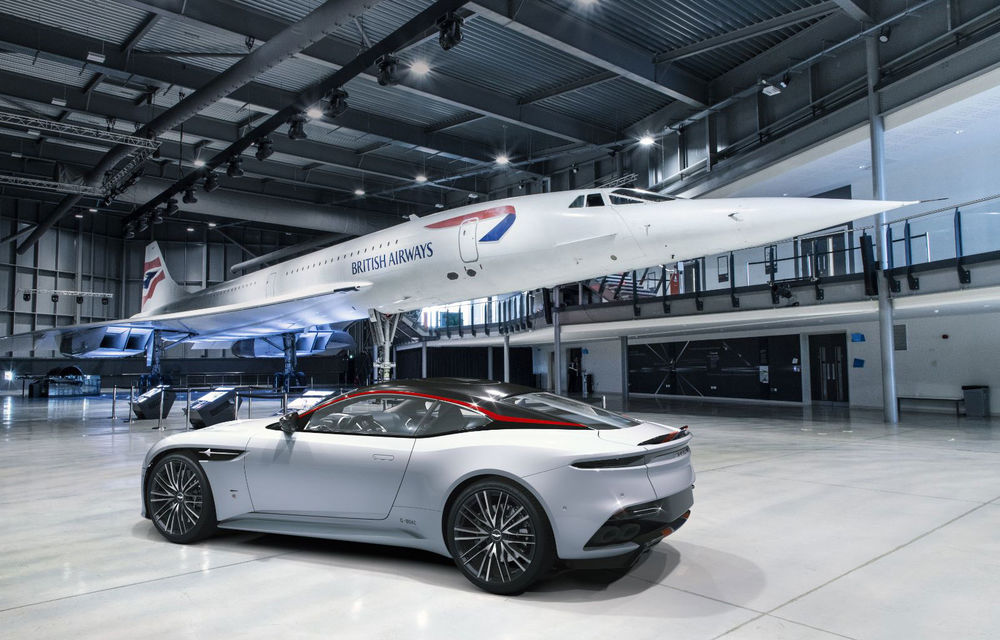 Aston Martin DBS Superleggera Concorde: ediție specială care marchează 50 de ani de la primul zbor al supersonicului de pasageri - Poza 2