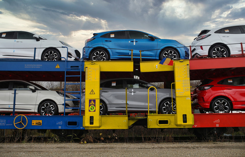 Ford a început să exporte SUV-ul Puma produs la Craiova: primele 300 de unități vor ajunge cu trenul în Olanda - Poza 1