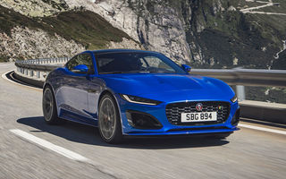 Îmbunătățiri pentru Jaguar F-Type: design modificat, instrumentar digital de bord și un V8 nou cu 450 CP