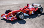 Monopostul Ferrari pilotat de Michael Schumacher în sezonul din 2002 a fost vândut la ...