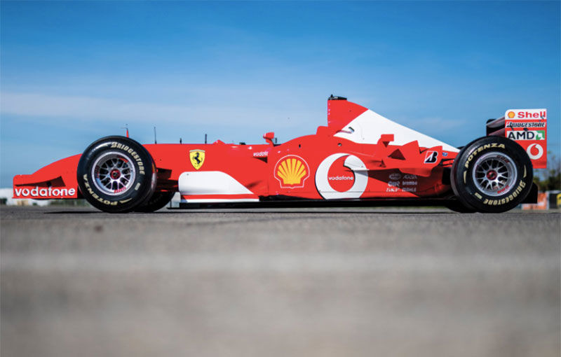 Monopostul Ferrari pilotat de Michael Schumacher în sezonul din 2002 a fost vândut la licitație: suma încasată trece de 6.6 milioane de dolari - Poza 3