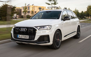 Audi Q7 primește versiuni plug-in hybrid: până la 456 de cai putere și autonomie electrică de 43 de kilometri