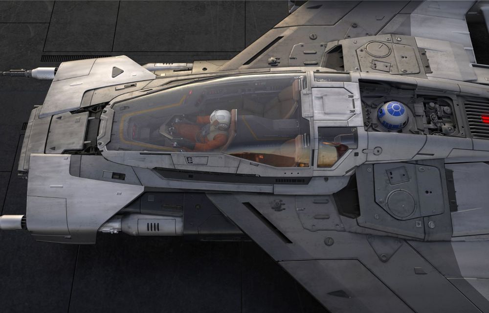 Primele imagini cu nava spațială dezvoltată de Porsche pentru noul film Star Wars: The Rise of Skywalker - Poza 5