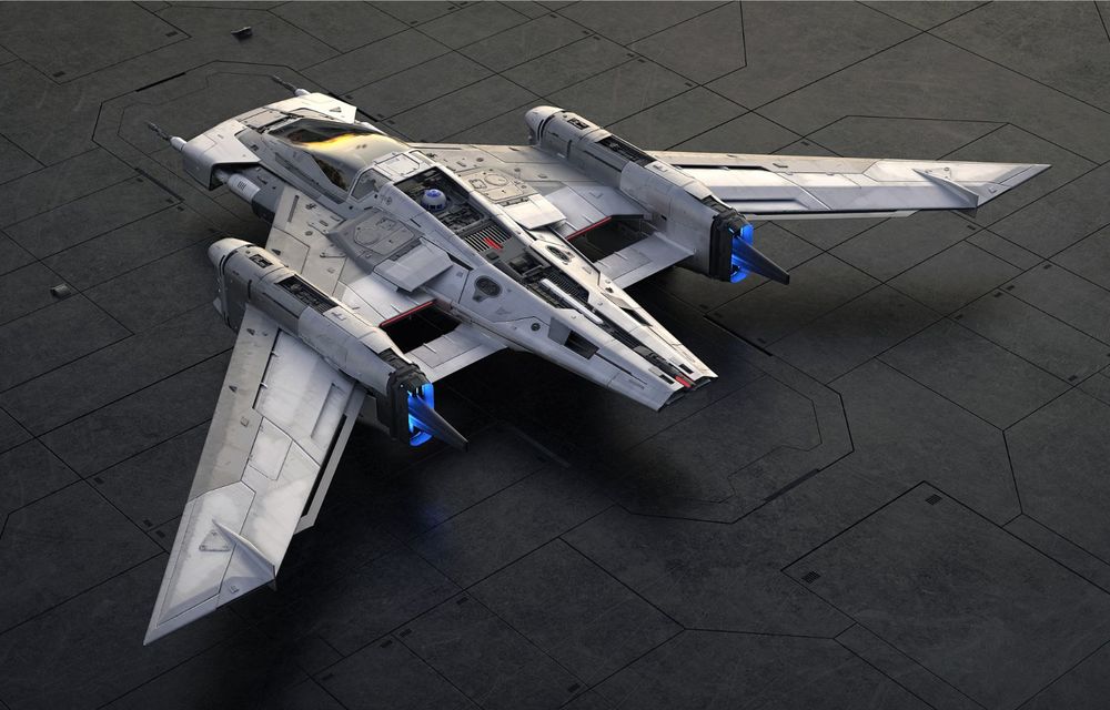 Primele imagini cu nava spațială dezvoltată de Porsche pentru noul film Star Wars: The Rise of Skywalker - Poza 2