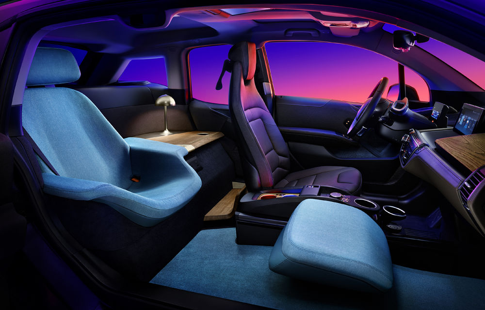 BMW a transformat interiorul modelului electric i3 într-un &quot;hotel&quot;: i3 Urban Suite va fi prezentat în luna ianuarie - Poza 1
