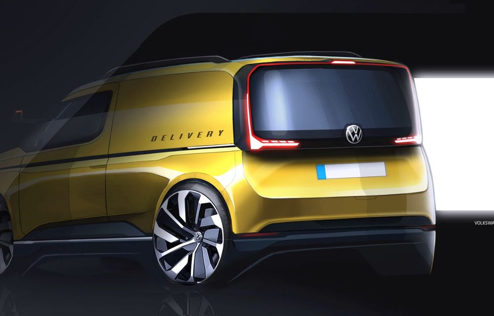 Volkswagen a publicat primele schițe cu viitorul Caddy: utilitara va fi prezentată în 2020 - Poza 2