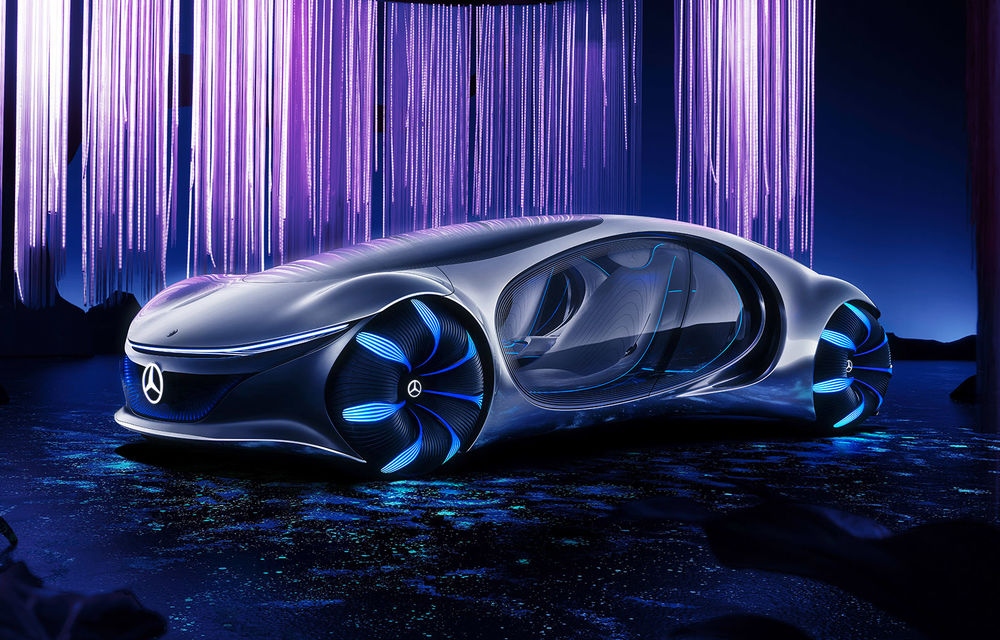 Mercedes-Benz a prezentat conceptul Vision AVTR: prototipul electric are o autonomie de până la 700 de kilometri și a fost inspirat de pelicula Avatar - Poza 1