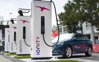 Rețeaua europeană de stații Ionity scumpește încărcarea mașinilor electrice la 0.8 euro pe kWh: încărcarea unui Audi e-tron va costa 350 lei