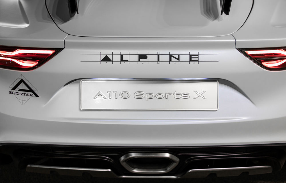 Alpine prezintă A110 SportsX: concept bazat pe modelul de raliuri din 1973 cu o gardă la sol mărită cu 60 de milimetri - Poza 8