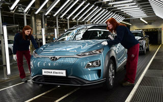 Hyundai vrea să devină lider european la producția de mașini electrice în 2020: Kona EV va intra în producție în Cehia, începând din martie