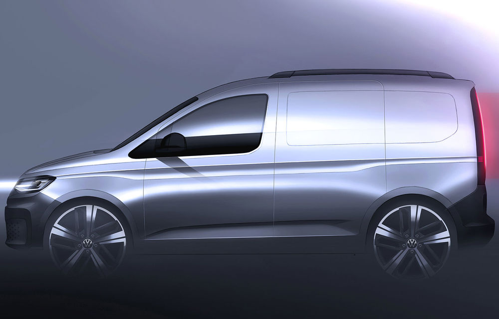 Schițe noi cu viitorul Volkswagen Caddy: modelul va fi prezentat la finalul lunii februarie - Poza 2