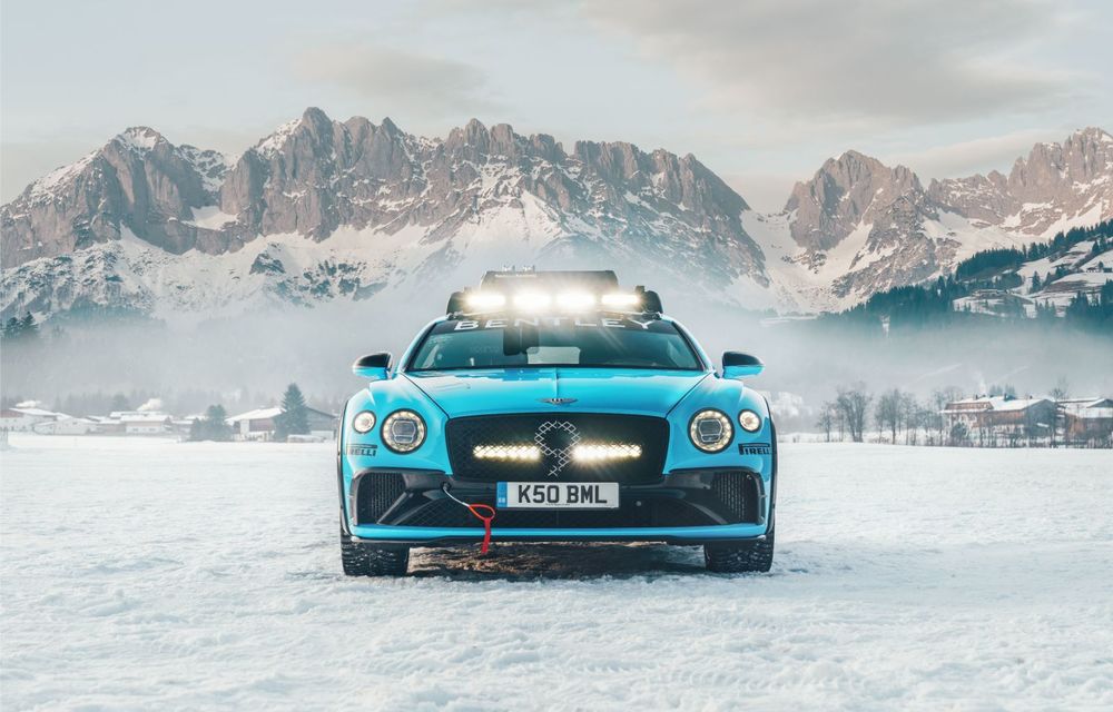 Bentley Continental GT Ice Race: versiunea unicat are roll cage și o gardă la sol mai mare - Poza 4