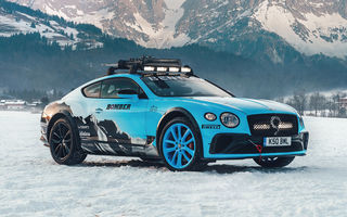 Bentley Continental GT Ice Race: versiunea unicat are roll cage și o gardă la sol mai mare