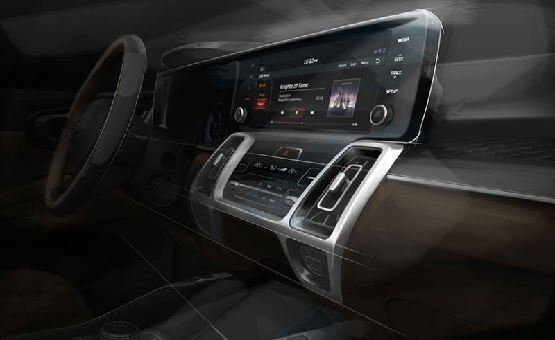 Schițe oficiale cu viitoarea generație Kia Sorento: asiaticii oferă detalii de exterior, dar și primele imagini cu interiorul noului SUV - Poza 6