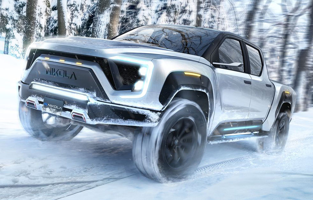 Nikola anunță dezvoltarea unui pick-up electric alimentat cu hidrogen: Badger va avea autonomie de 1.000 de kilometri - Poza 1