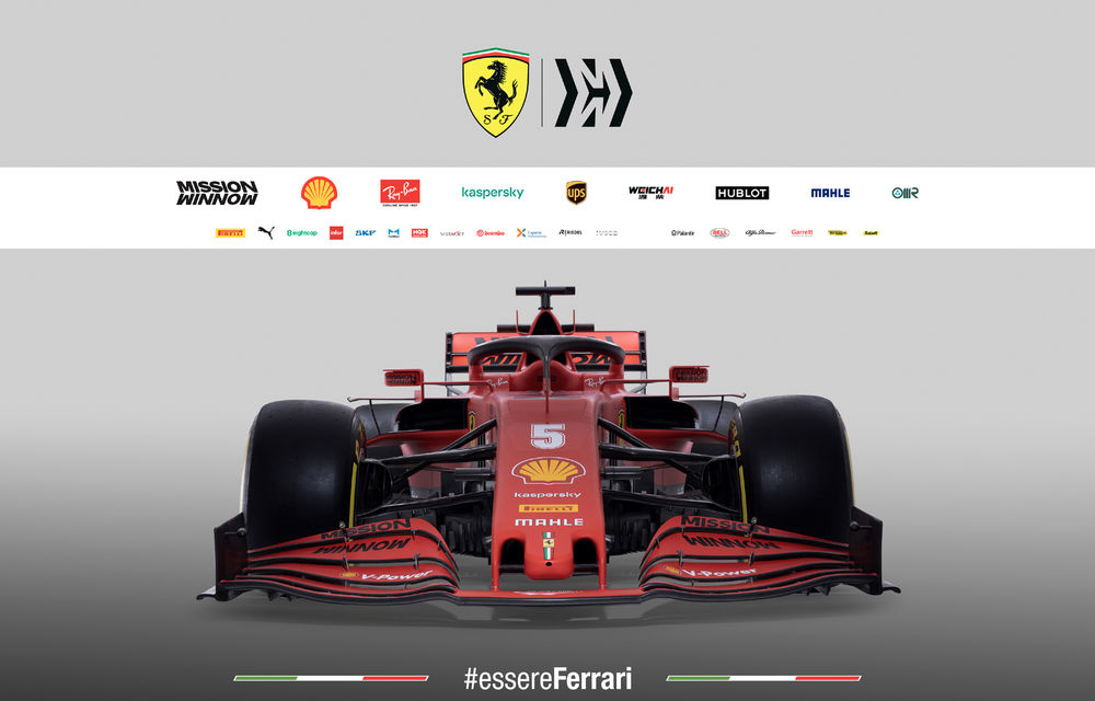 Ferrari a prezentat noul monopost de Formula 1 pentru sezonul 2020: &quot;Vettel rămâne prima opțiune pentru 2021, Hamilton nu este o prioritate&quot; - Poza 6