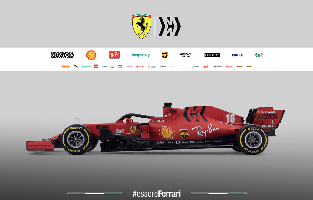 Ferrari a prezentat noul monopost de Formula 1 pentru sezonul 2020: &quot;Vettel rămâne prima opțiune pentru 2021, Hamilton nu este o prioritate&quot; - Poza 8